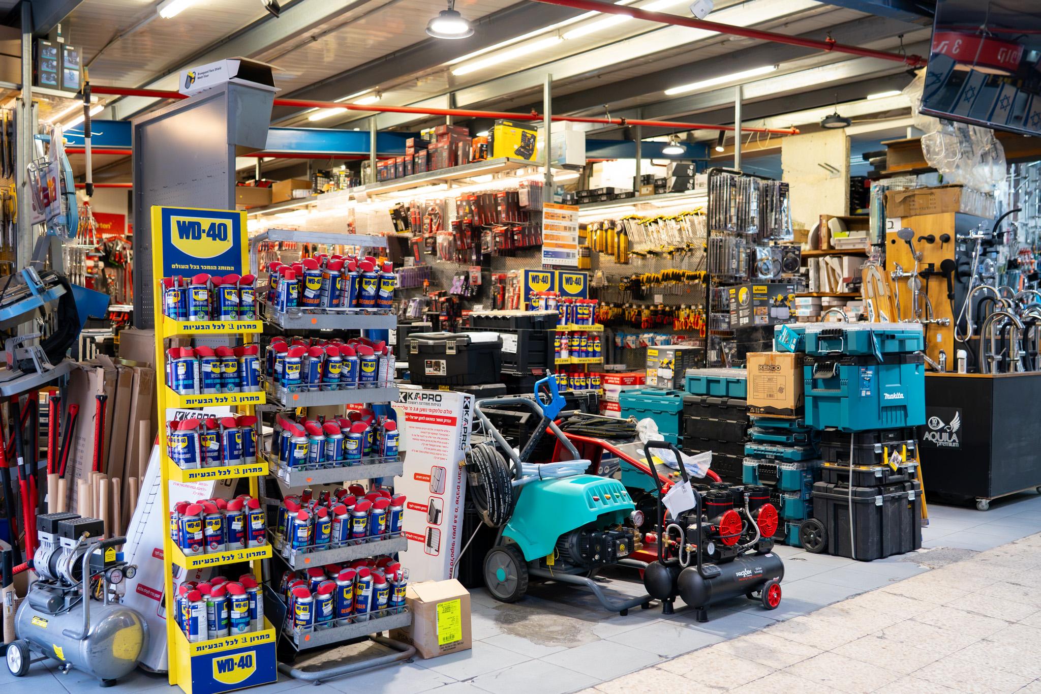 מדחסים, מכונות שטיפה ומעמד WD-40