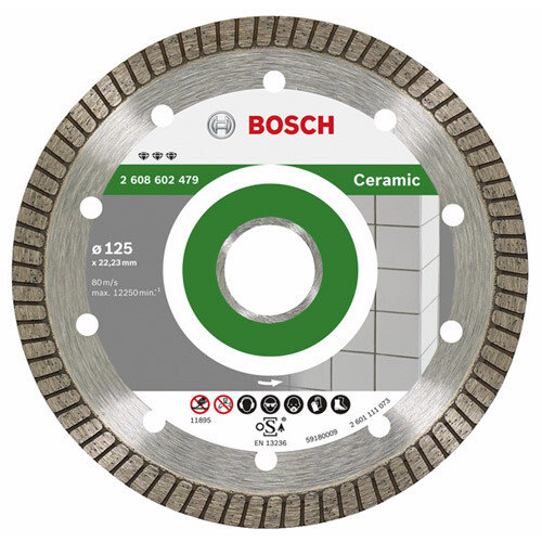 דיסק יהלום למשחזת זווית לחיתוך קרמיקה "4.5 115 מ"מ Bosch