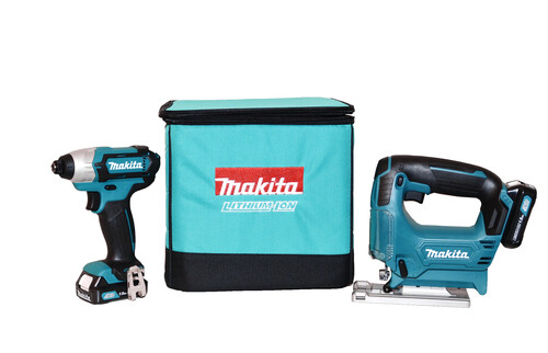 סט ליתיום CLX218 מברגה + משור אנכי 10.8v Makita מקיטה