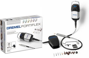  משחזת ציר + 21 אביזרים (DREMEL‎ - Fortiflex‎ (9100-21