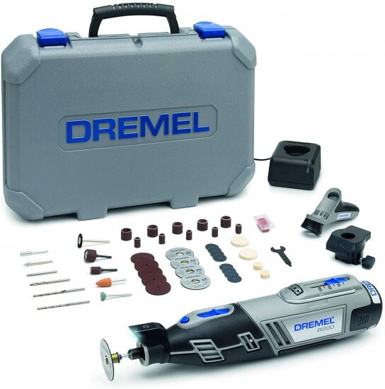 מולטיטול משחזת ציר נטענת 12V עם 45 אביזרים ותיק נשיאה Dremel 8220 F0138220JF