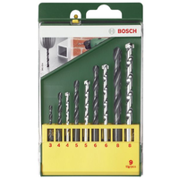 סט מקדחים מעורב 9 חלקים Bosch X-line