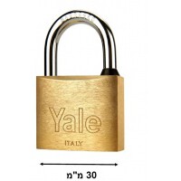 מנעול תליה 30 מ"מ -אנקול ב' 1 באריזה YALE