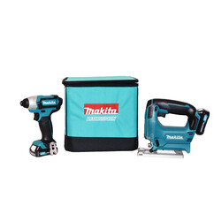 סט ליתיום CLX218 מברגה + משור אנכי 10.8v Makita מקיטה